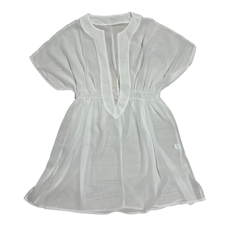 NWOT cover up one size (fits S/M) white cute and fancy